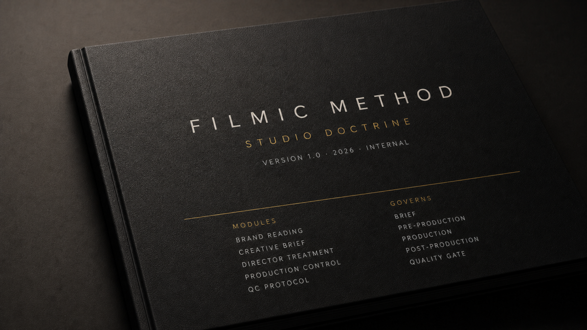 BOOK I — FILMIC METHOD